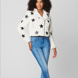 Blanknyc jacket in Cream stars